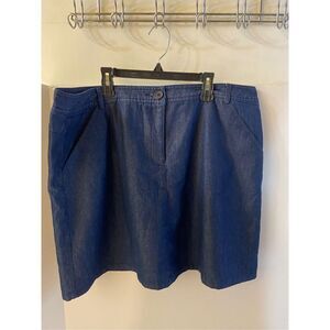 White stag denim skirt size 16